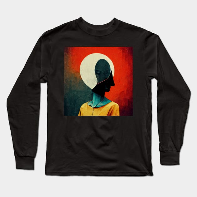 Sadness Long Sleeve T-Shirt by orange-teal